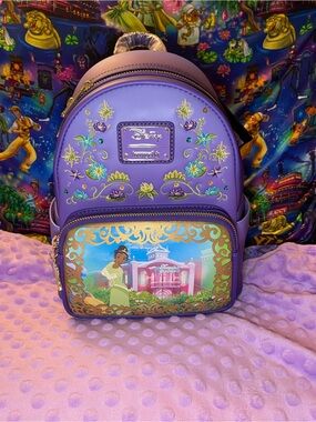 Loungefly Lavender Tiana Mini Backpack